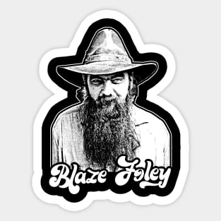 Blaze Foley // Original Retro Outlaw Country Fan Design Sticker